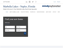 Tablet Screenshot of marbellalakeshomesforsale.com